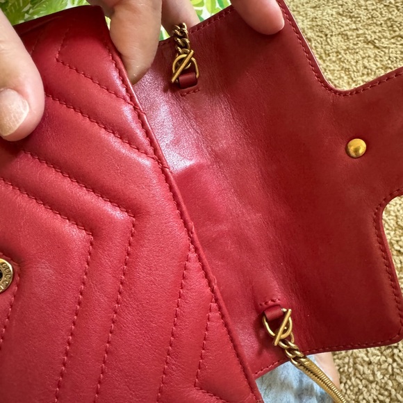 Authentic 💯 Gucci Super Mini Marmont - Picture 6 of 10